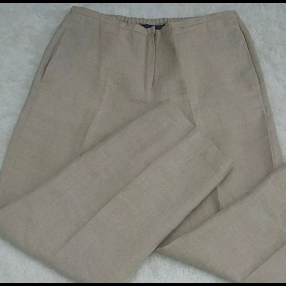 Linen Ankle Pant